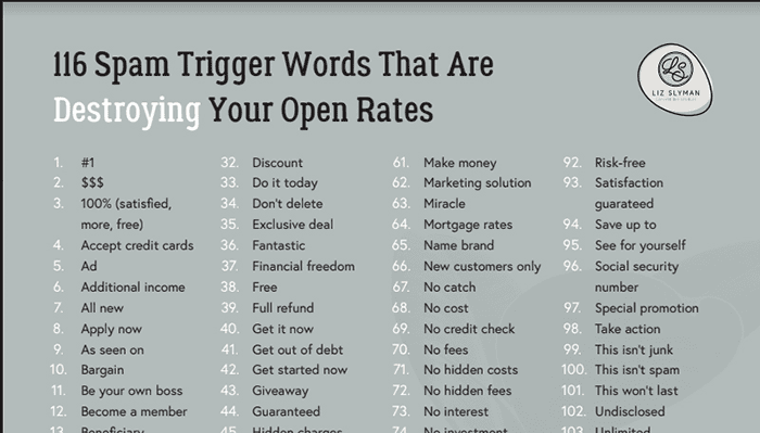 Trigger Words Destroying Rates